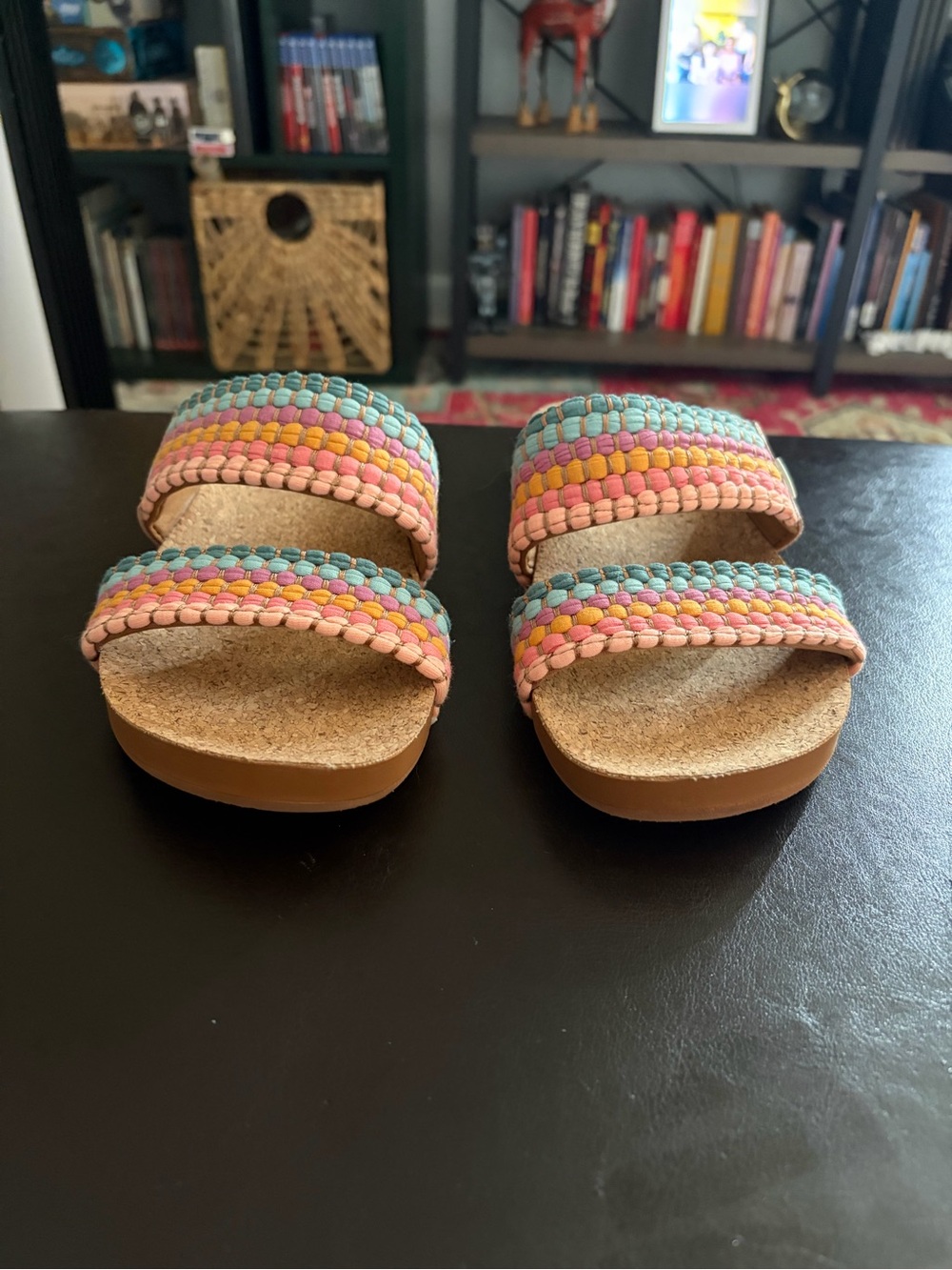 Reef Cushion Vista Arch Support Sandals Size 8 Sherbet Multi - Picture 5 of 8